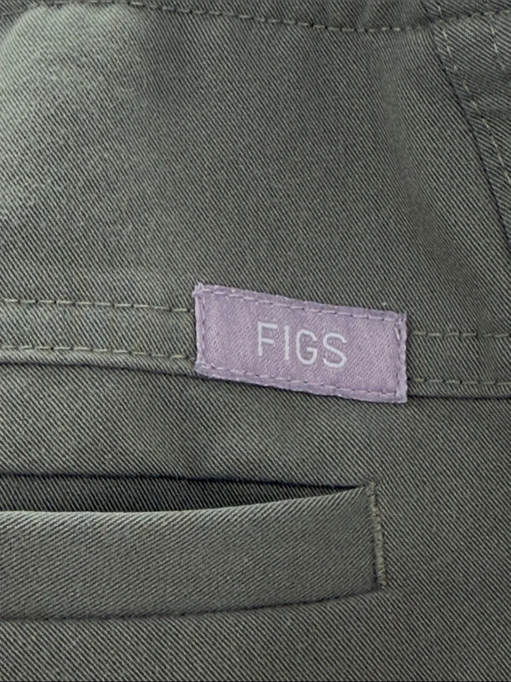 Figs Technical Collection Scrub Pants T2001 Moss Green Size L